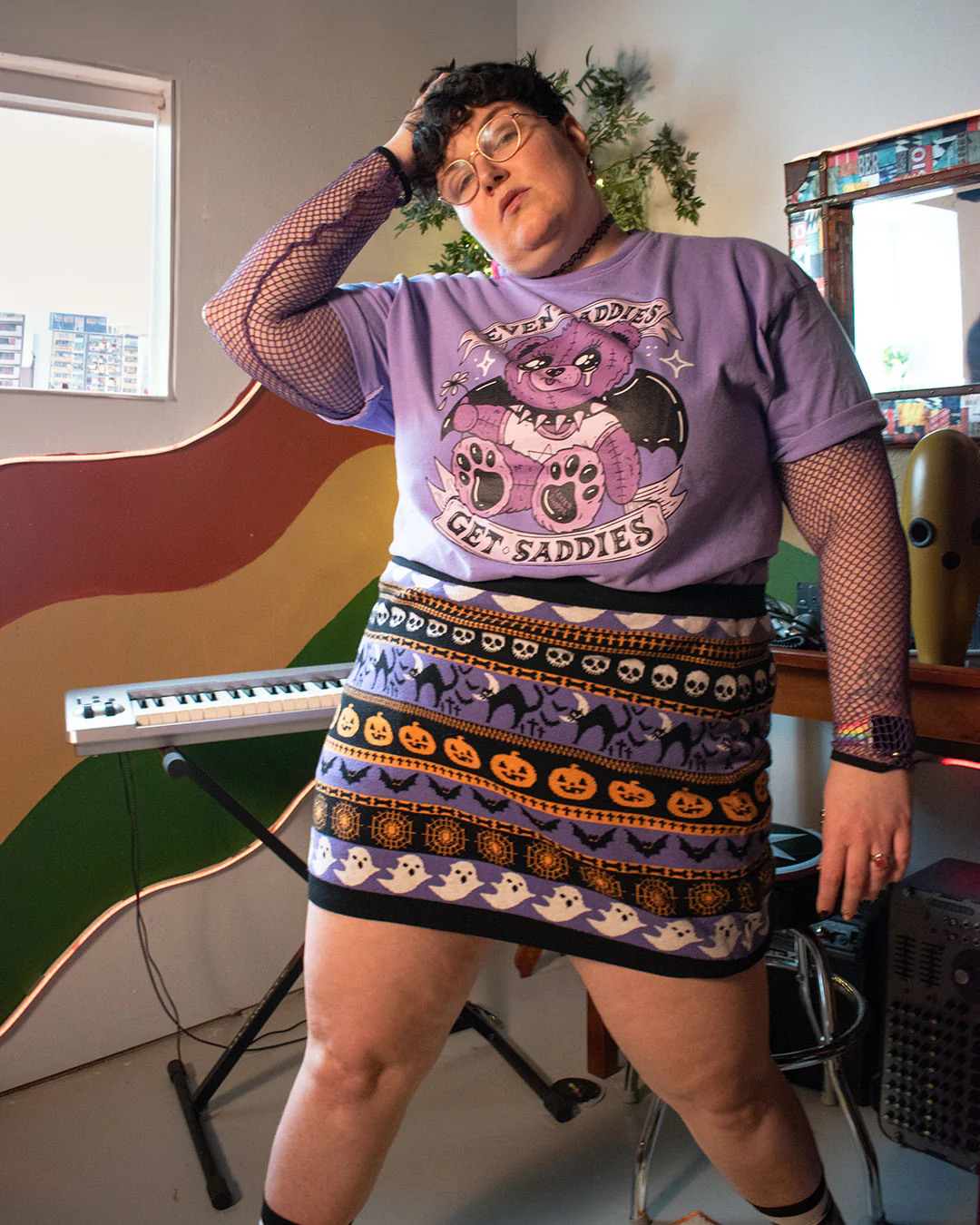 Even Baddies Get Saddies: Mental Health Graphic T-Shirt - Image 4