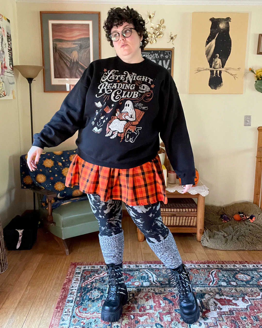 Late Night Reading Club: Spooky Sweatshirt - Image 3